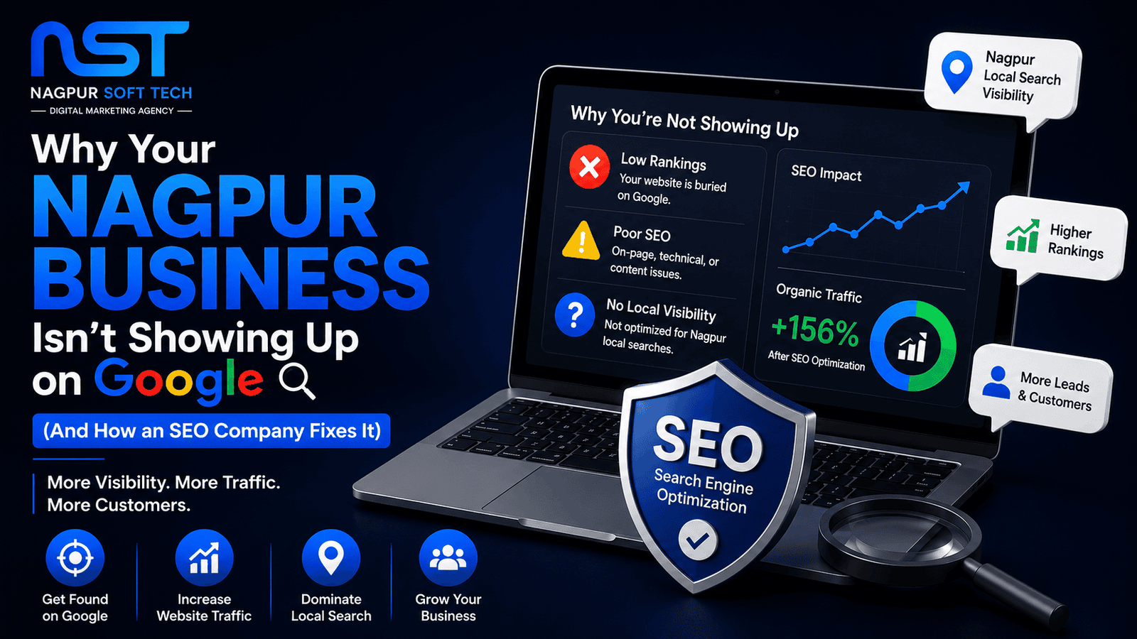 Why Your Nagpur Business Isn't Showing Up on Google (And How an SEO Company Fixes It)