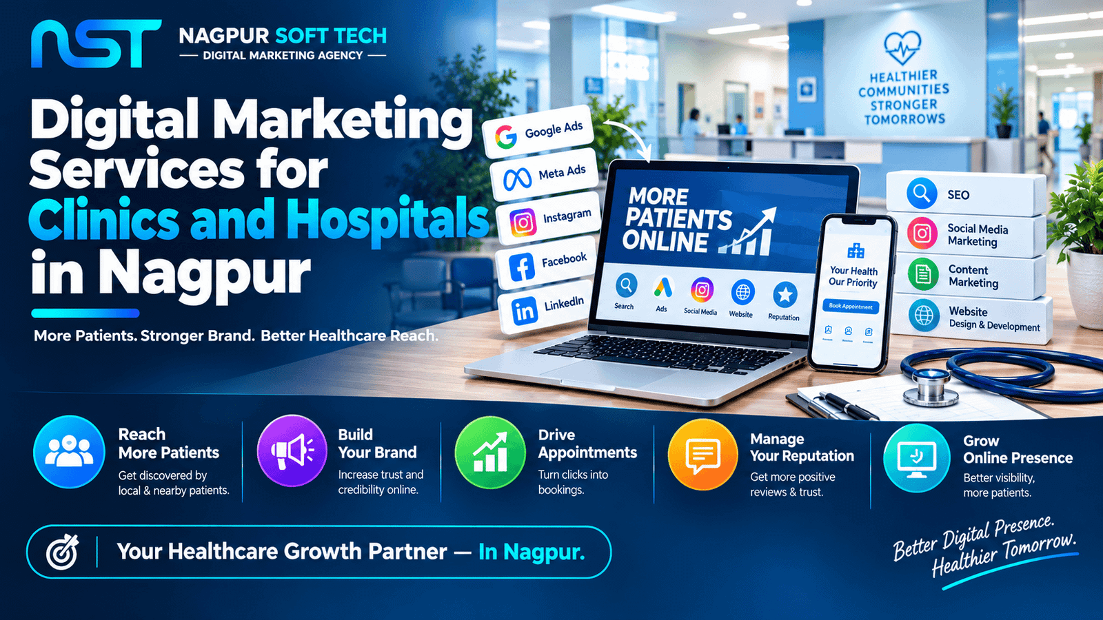 Digital Marketing Services for Clinics and Hospitals in Nagpur